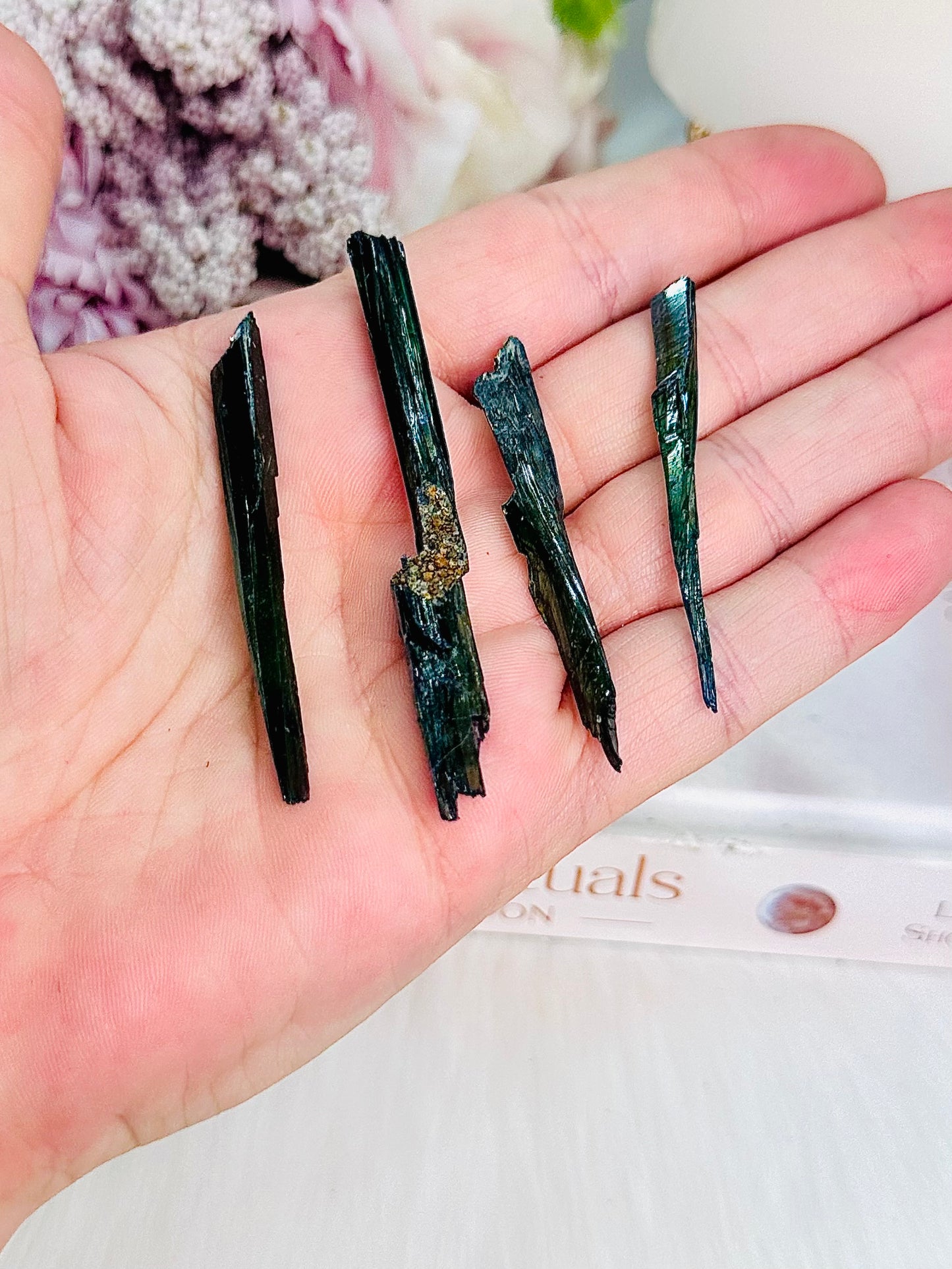 Rare & Stunning Vivianite Natural Specimen Set of 4