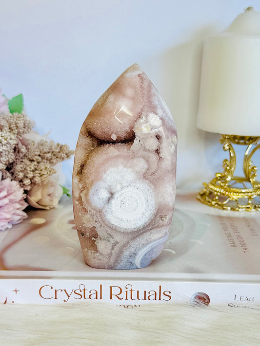 Stunning Unique Natural Polished Pink Amethyst Druzy Freeform 12.5cm 652grams