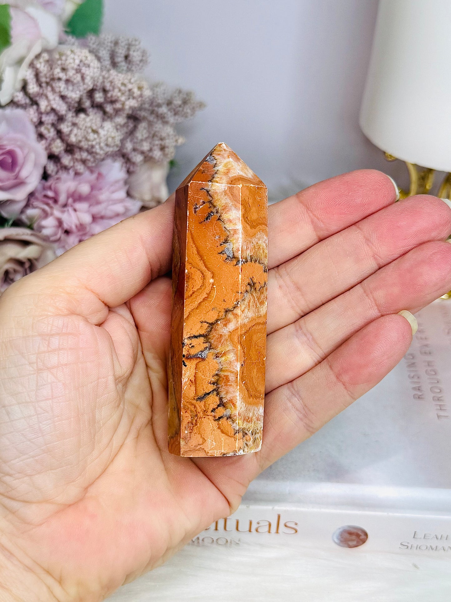 Orange Jasper Tower 9cm