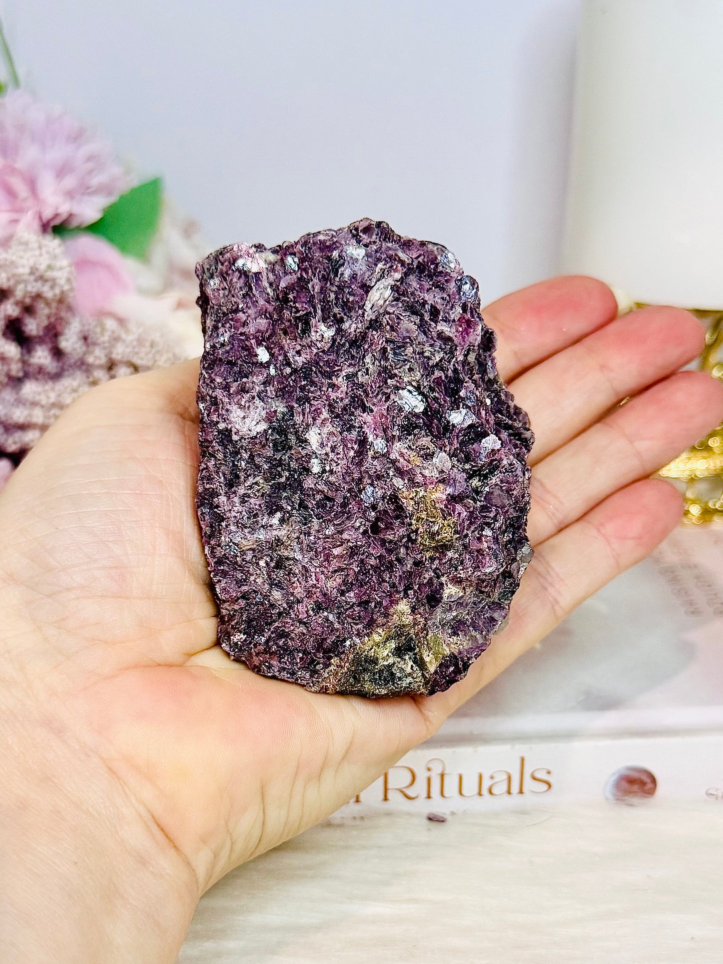 Natural Lepidolite Specimen 352g