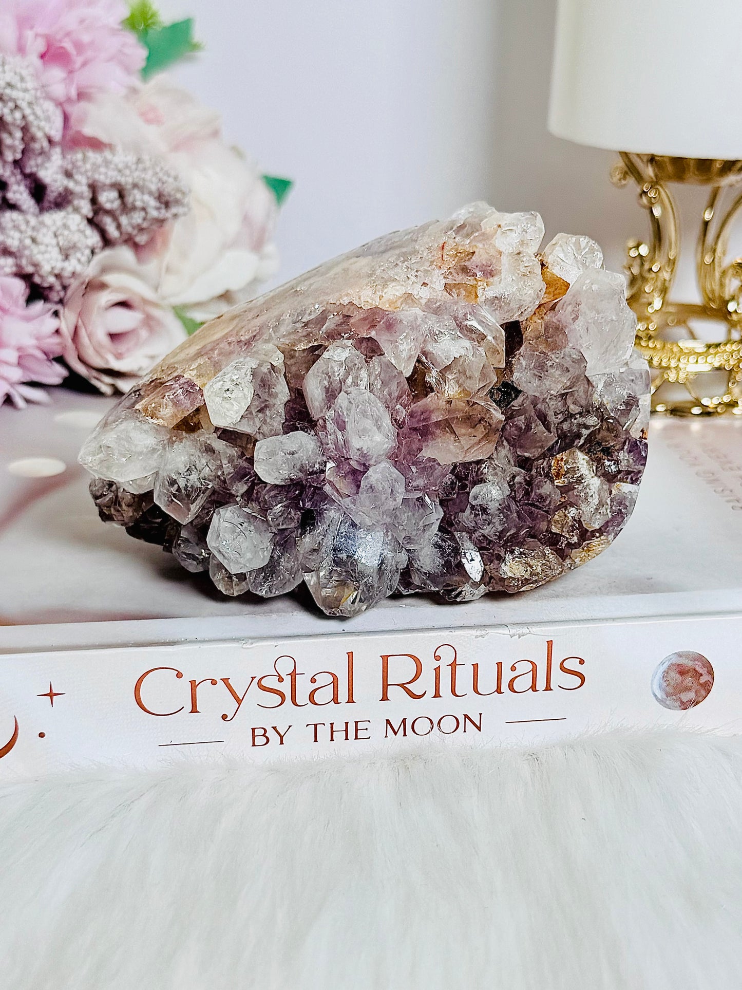 Classy & Fabulous Large 542gram Natural Druzy Pink Amethyst Freeform