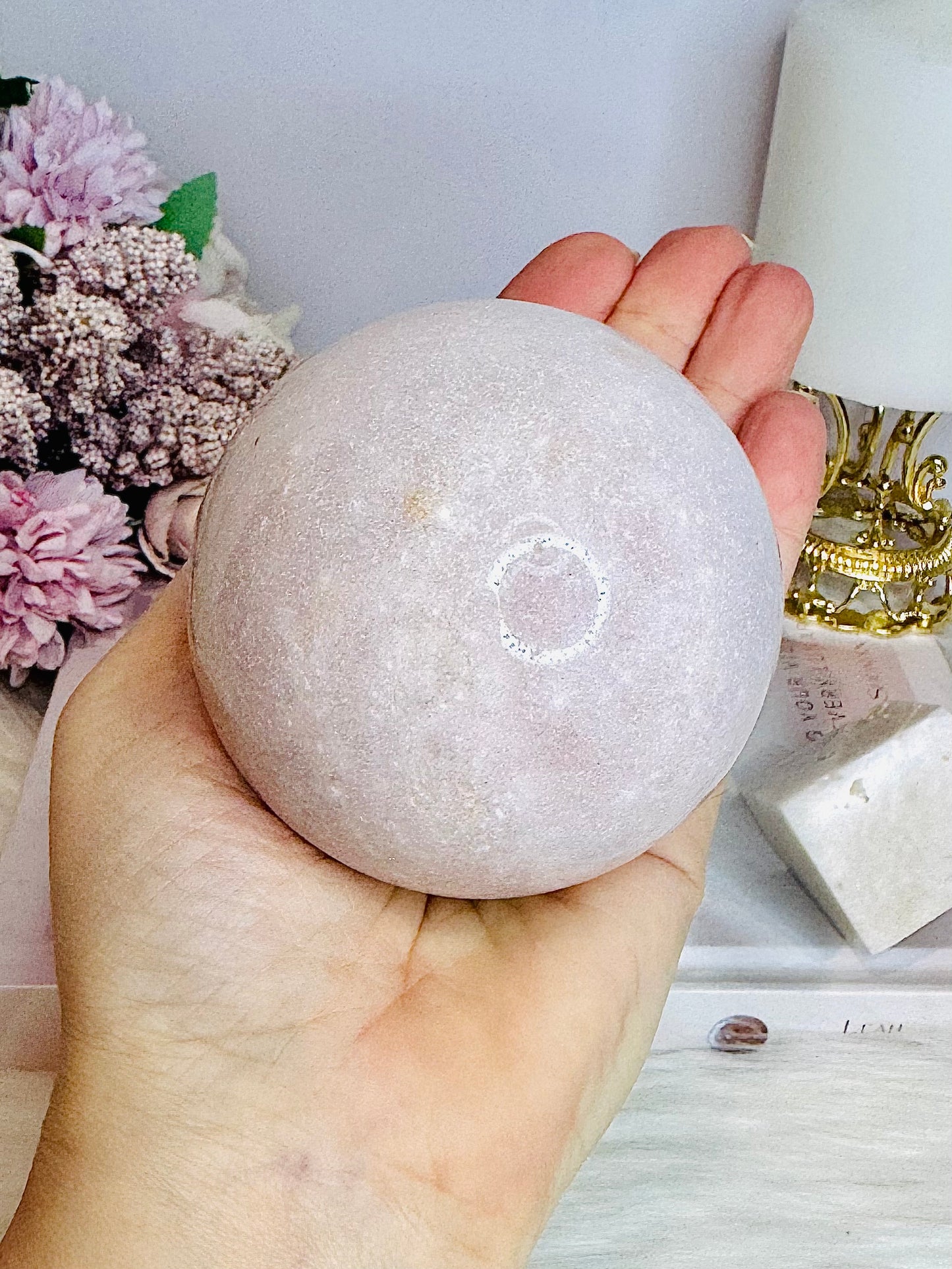 ⚜️ SALE ⚜️ Pink Amethyst Bundle ~ Tower, Large Sphere & Druzy Cube 775g
