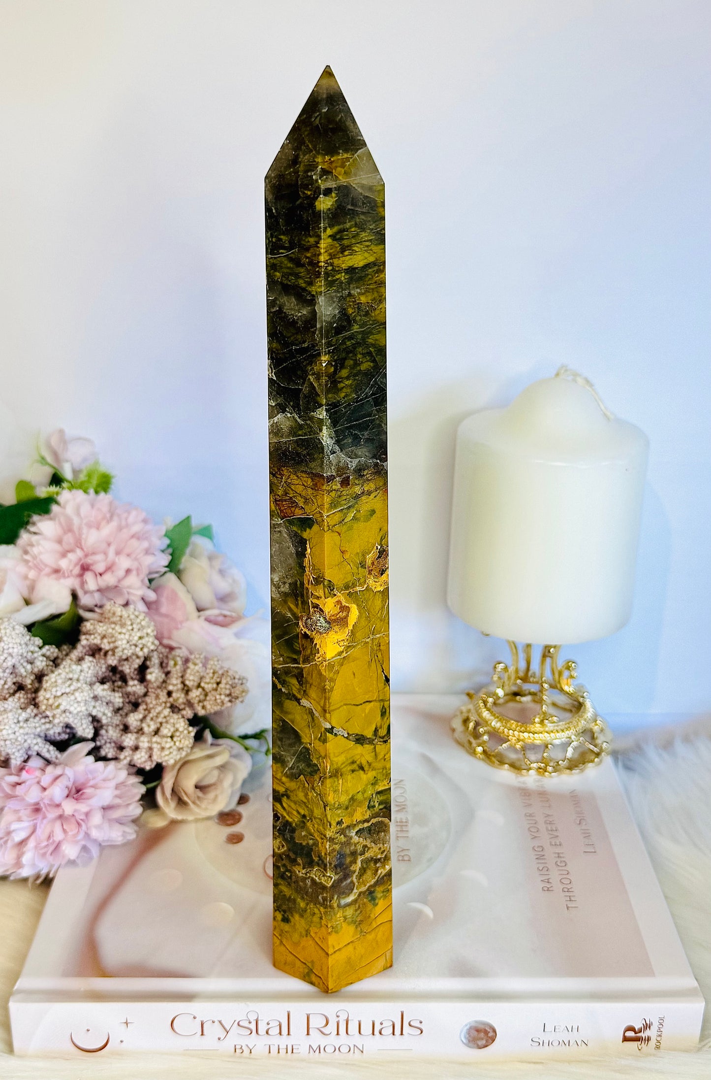⚜️ SALE ⚜️ Incredible Energy ~ Large Chunky 27cm Pietersite Druzy Tower