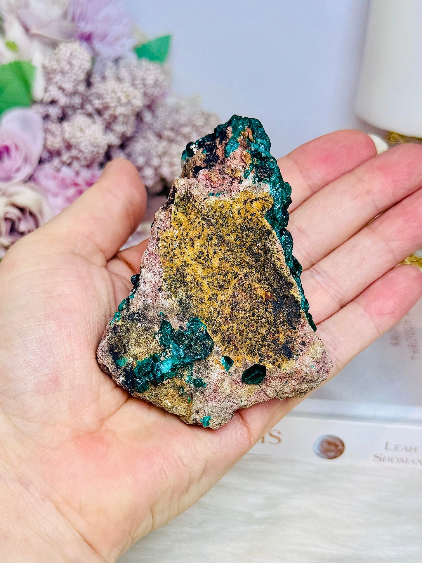 Rare Collectors Piece ~ Green Dioptase Specimen 9cm 170g