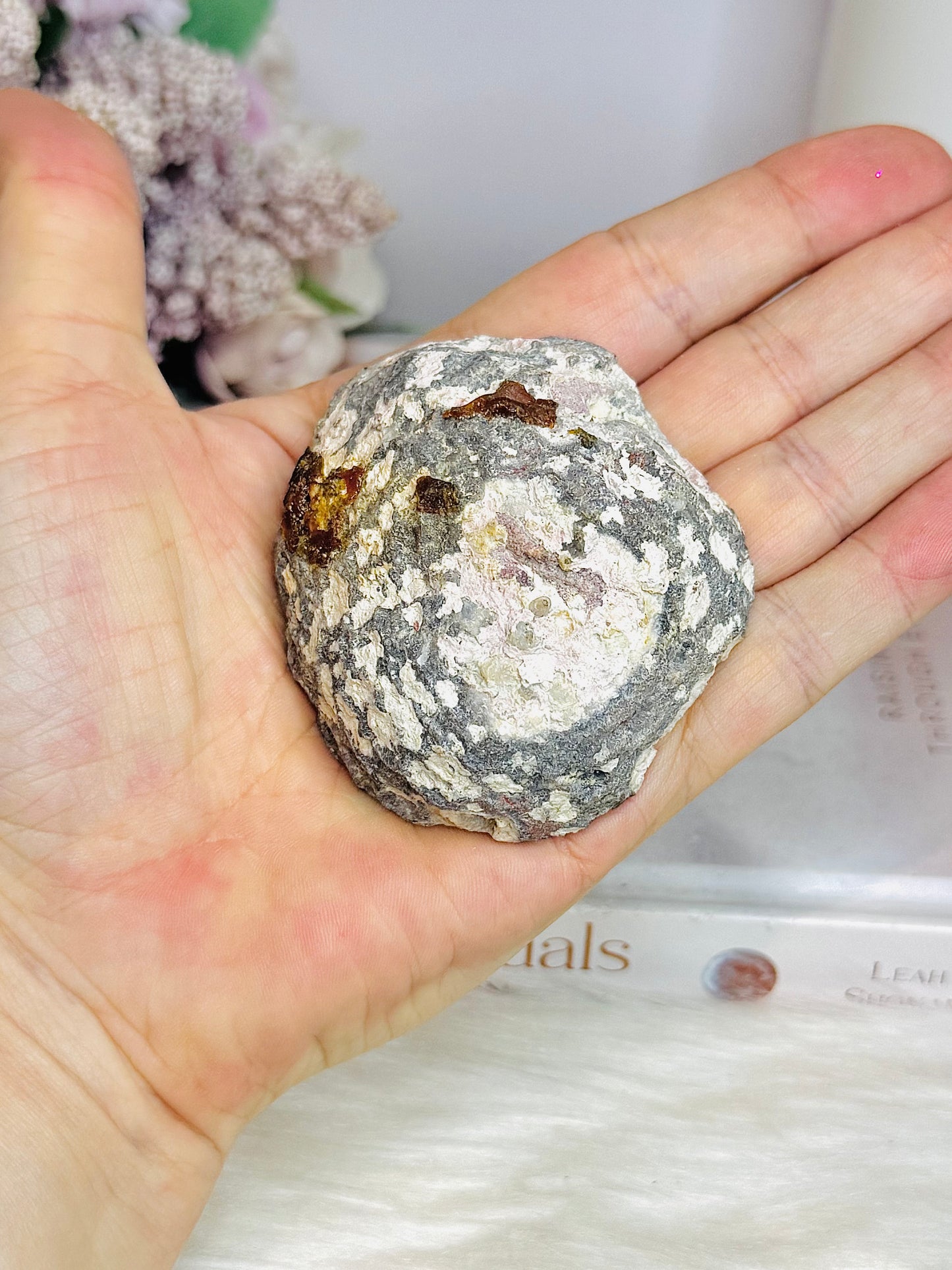 Natural Blue Agate Geode 6cm