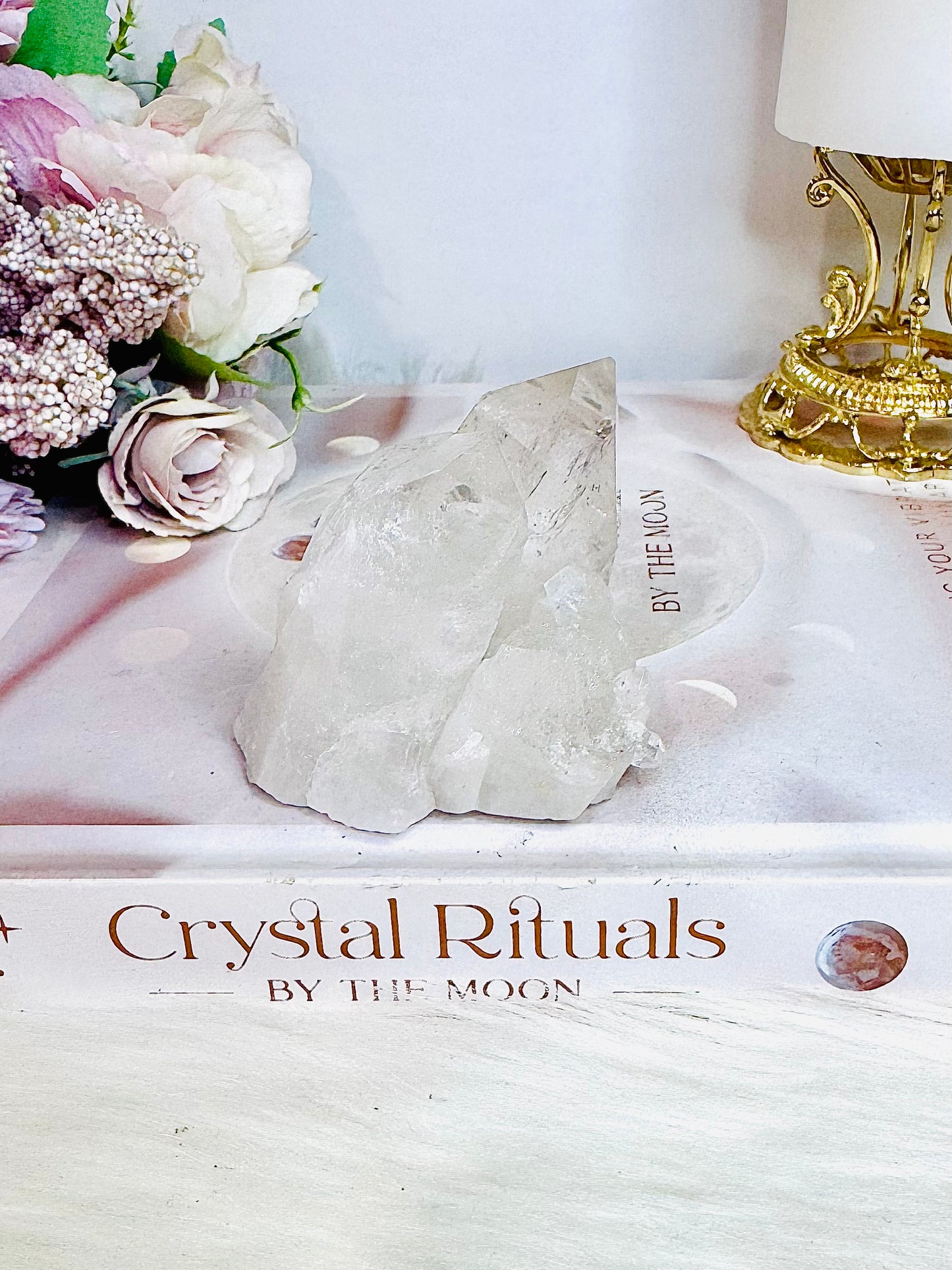 Natural High Grade Clear Quartz Cluster Specimen From Brazil
