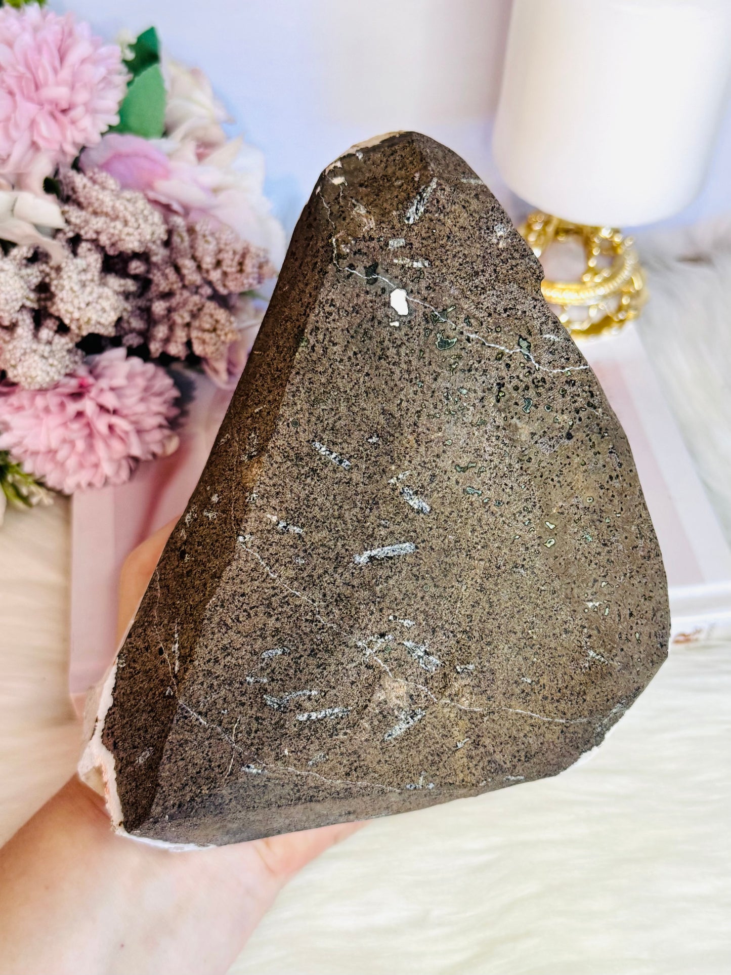 Huge Natural Apophyllite with Stilbite Cluster Specimen 1.67KG