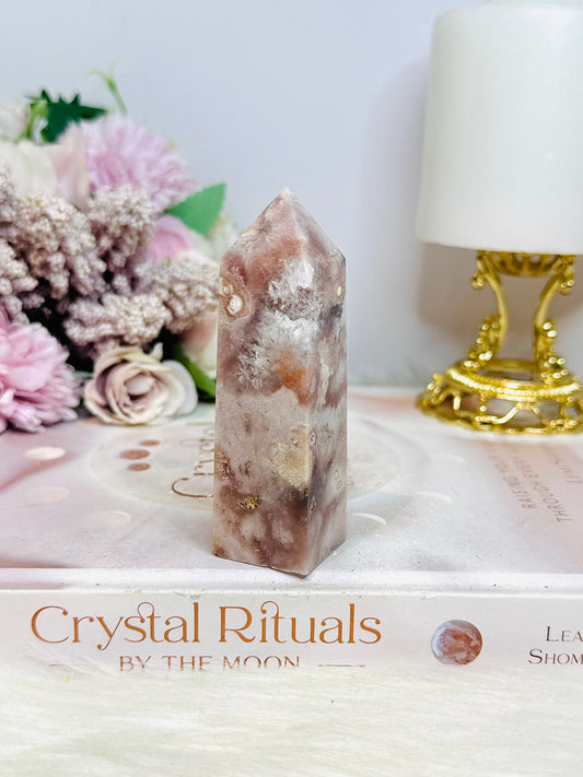 Druzy Pink Amethyst Tower 9cm