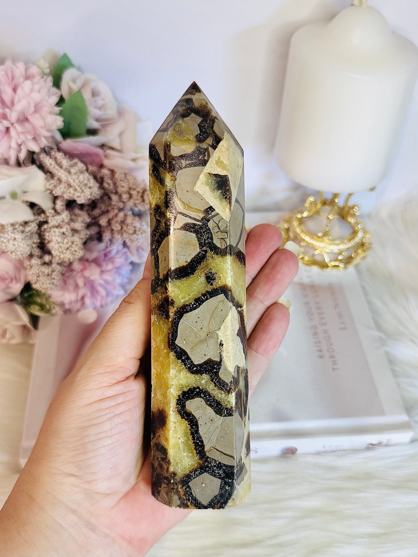 Perfect Large Chunky 17cm Septarian Tower