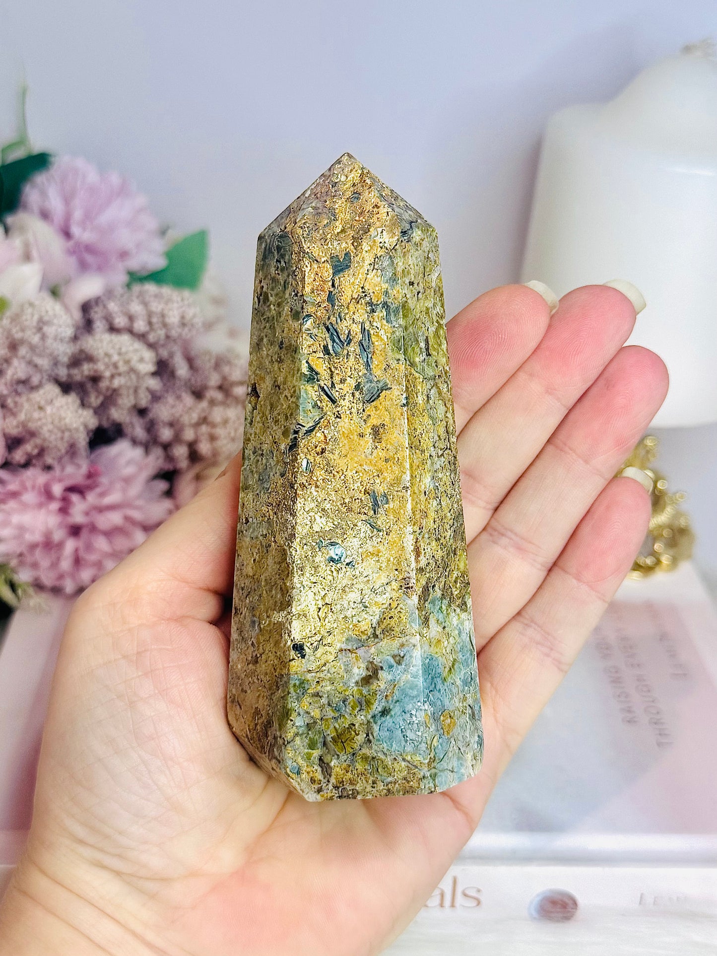 Jasper Chunky Tower | Obelisk 12cm