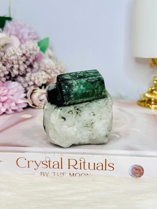 Natural Emerald Specimen on Matrix 171g