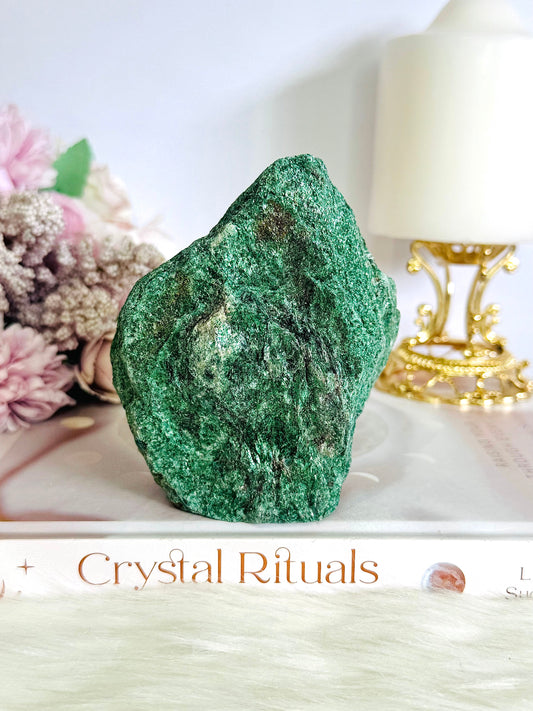 Gorgeous Natural Chunky Green Fuchsite Freeform Specimen 10cm