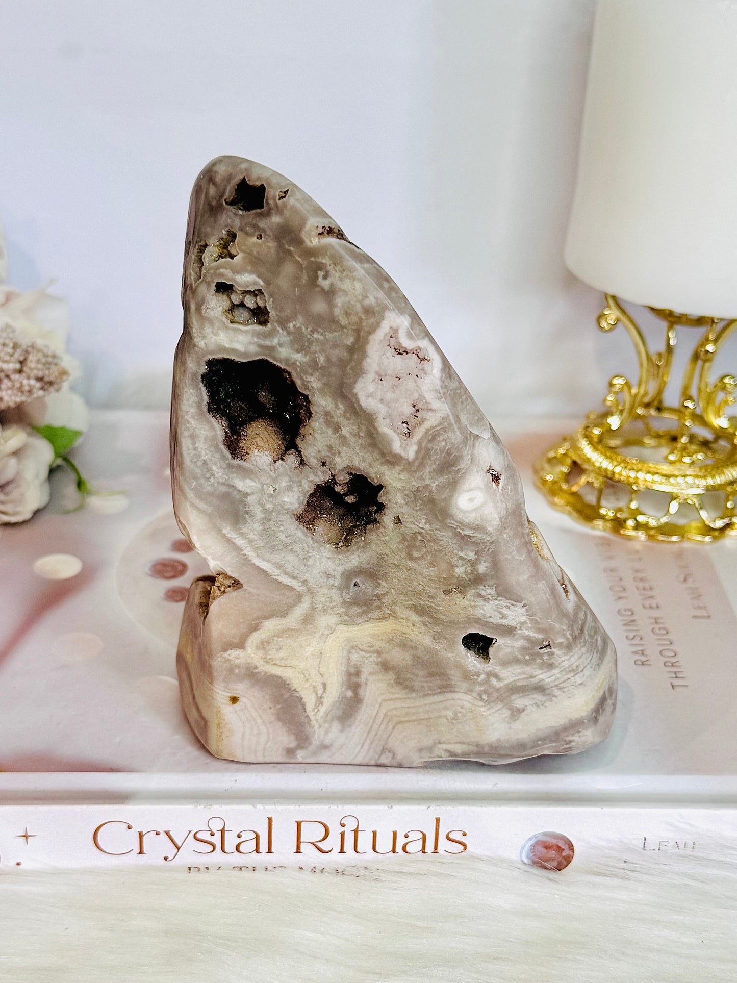 Pink Amethyst Druzy Freeform Large 786grams