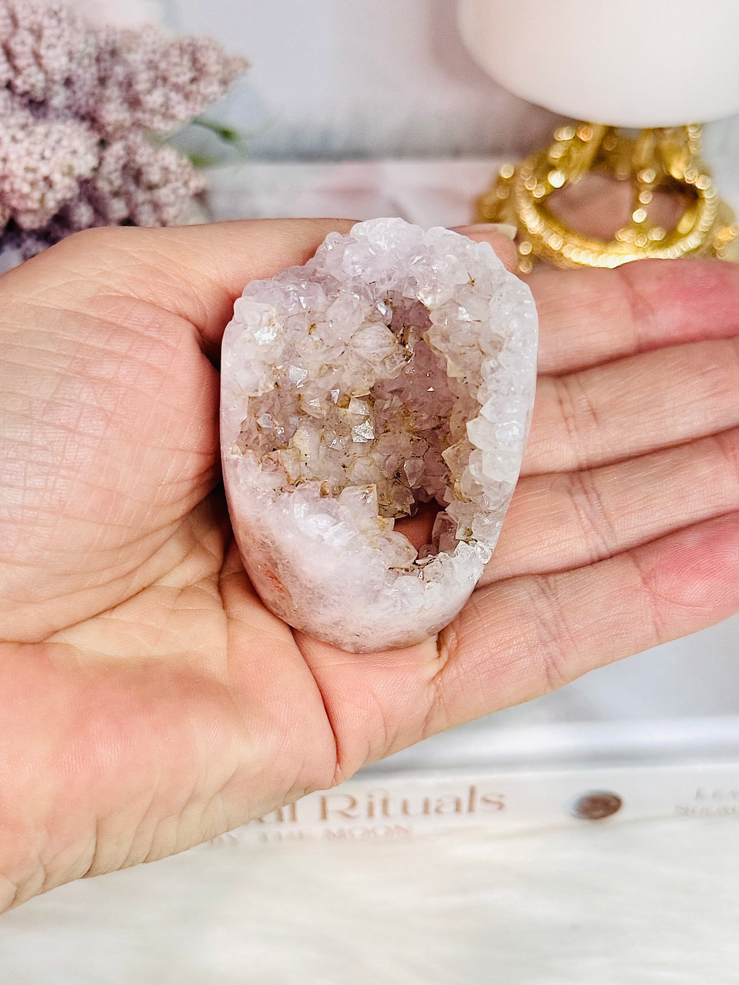 Druzy Pink Amethyst Natural Freeform 5cm