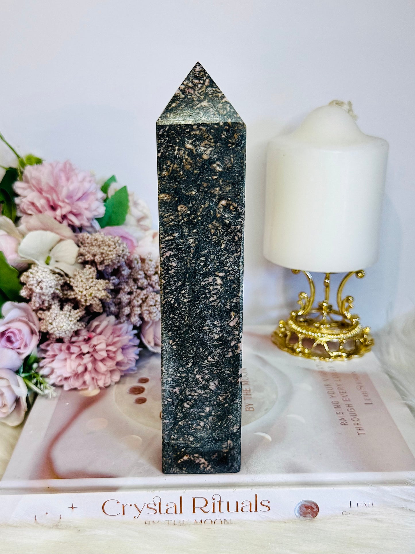 Large Rhodonite Tower | Generator 19cm