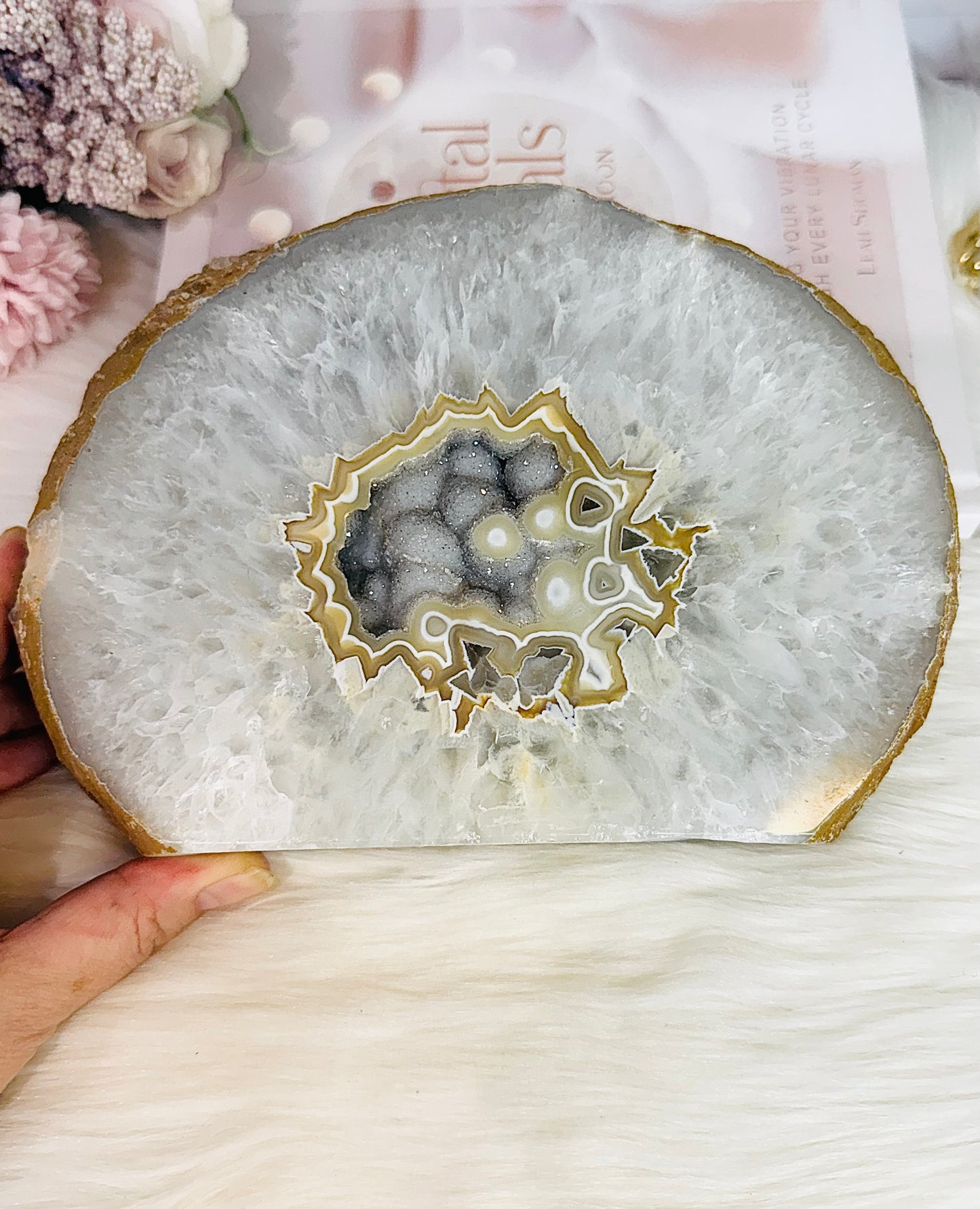 Huge High Grade Sugar Druzy Agate Freeform 2.94KG