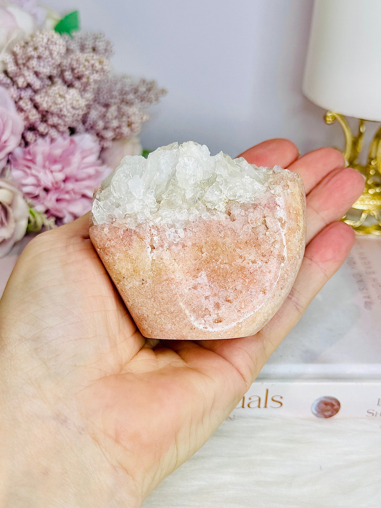Pink Amethyst Druzy Freeform 269g