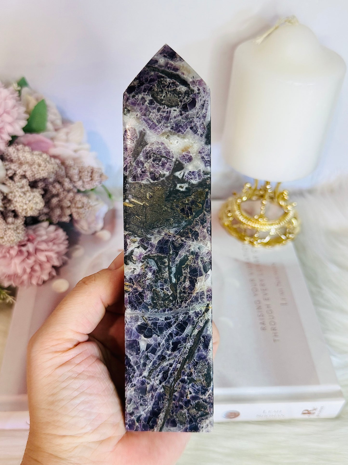 Root Fluorite Tower 18cm