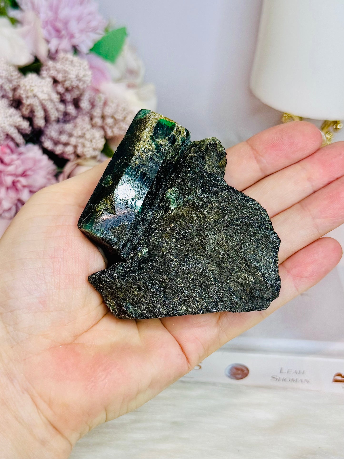 Natural Emerald Specimen on Matrix 221g