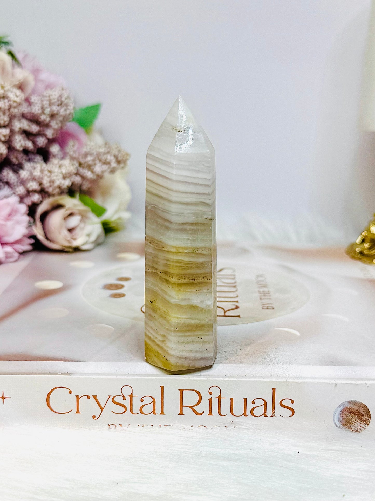 Banded Calcite Tower 8.5cm