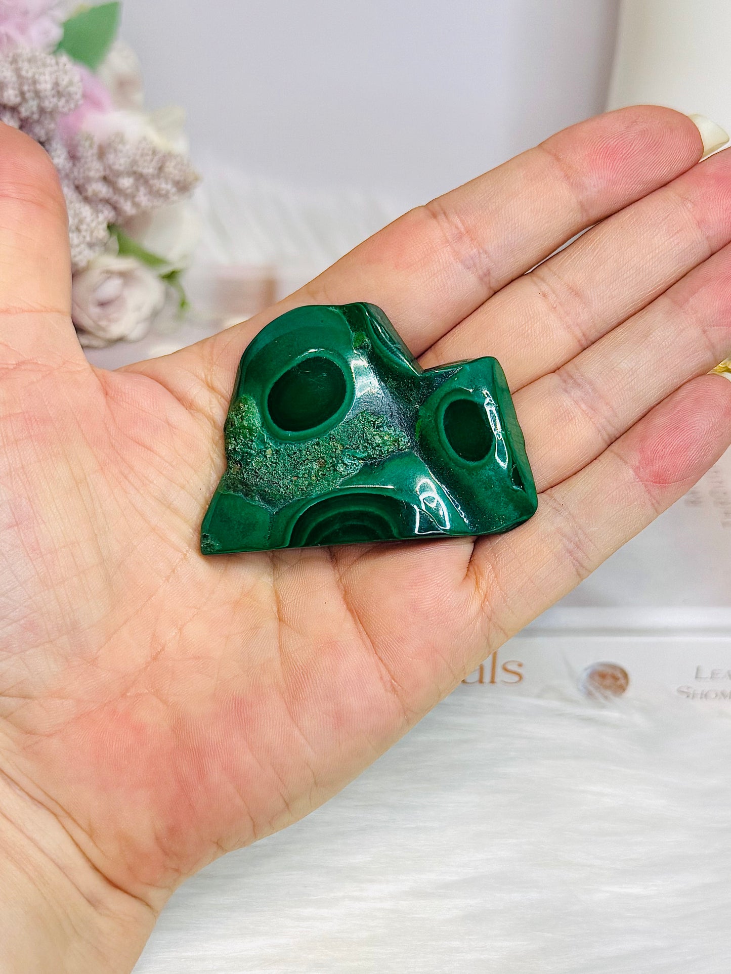 Natural Malachite Slab 6cm