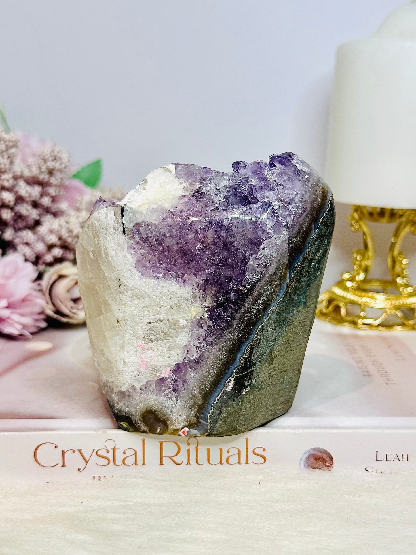Large High Grade Amethyst Base Cut Cluster | Freeform 808g