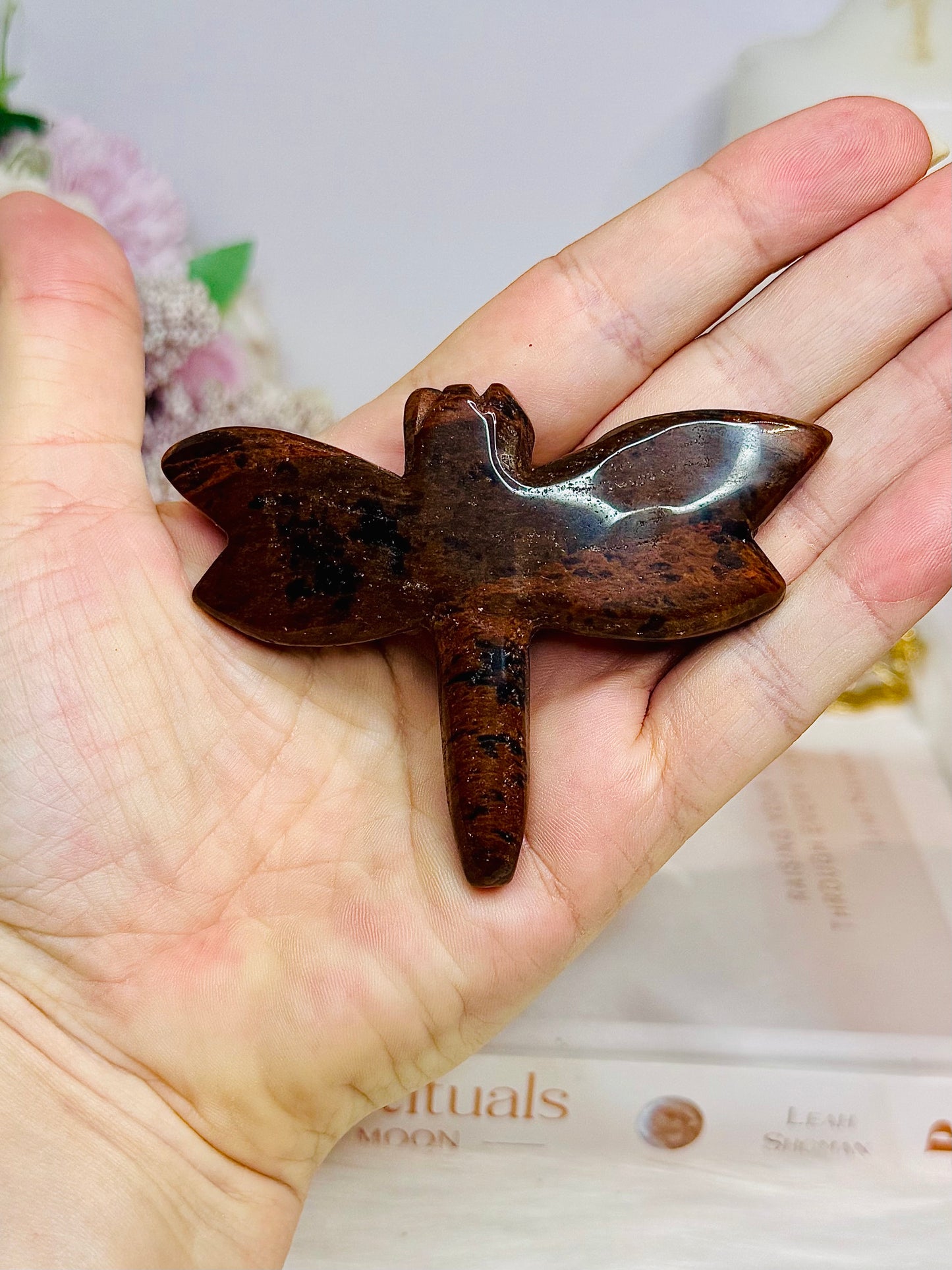 Jasper Carved Dragonfly 6.5cm