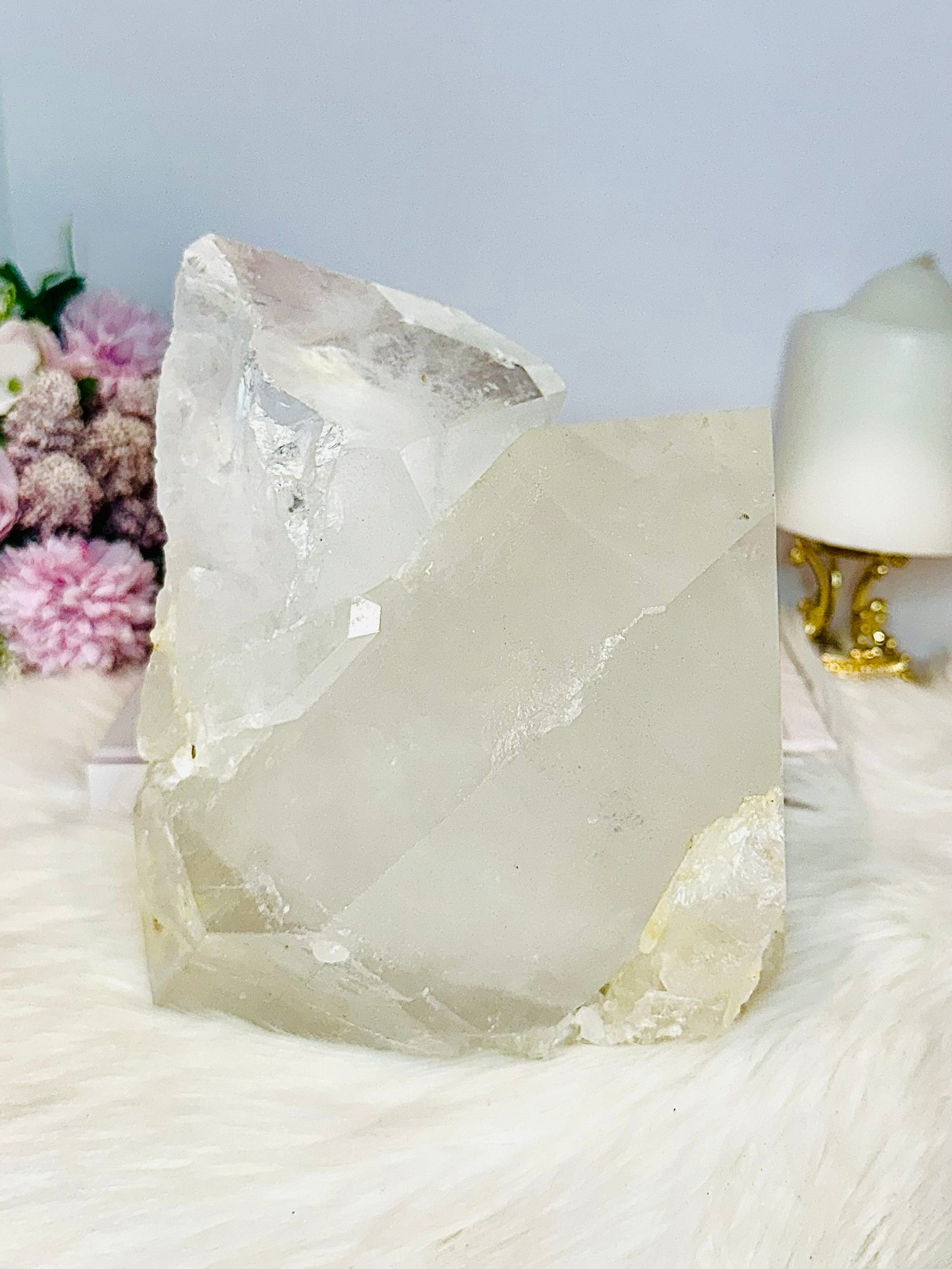 Huge Natural Clear Quartz Specimen 4.28KG