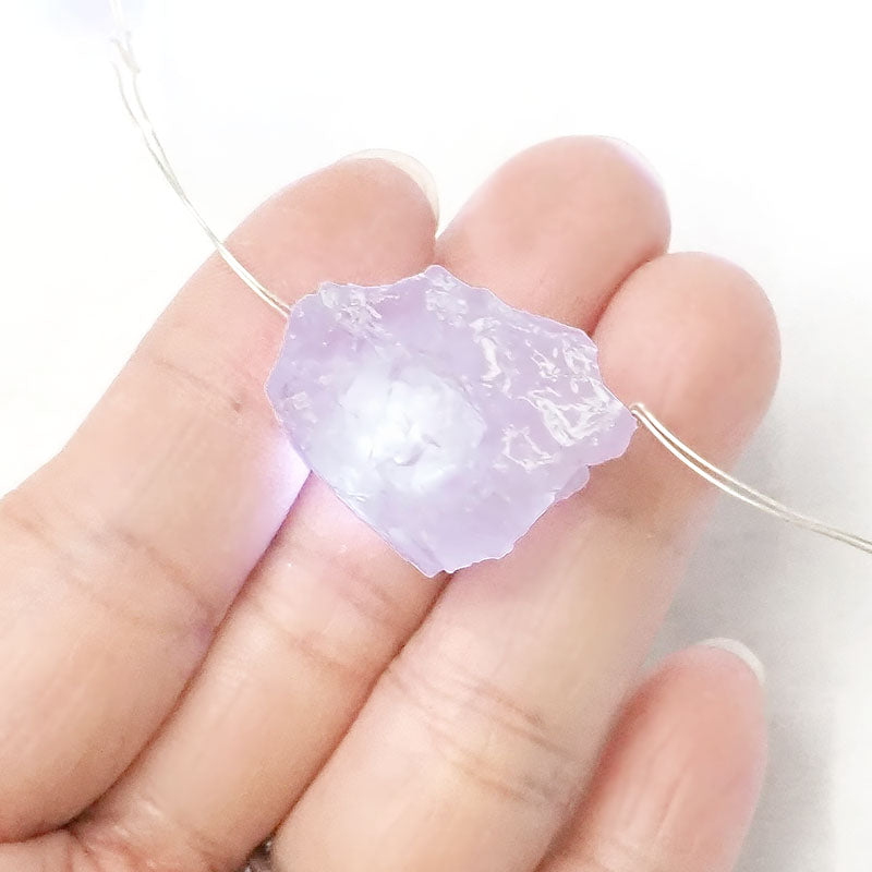 Amethyst Crystal String Fairy Lights with Adapter