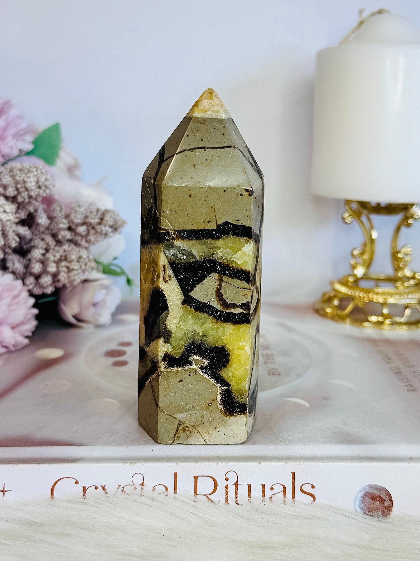 Chunky Septarian Tower 11.5cm