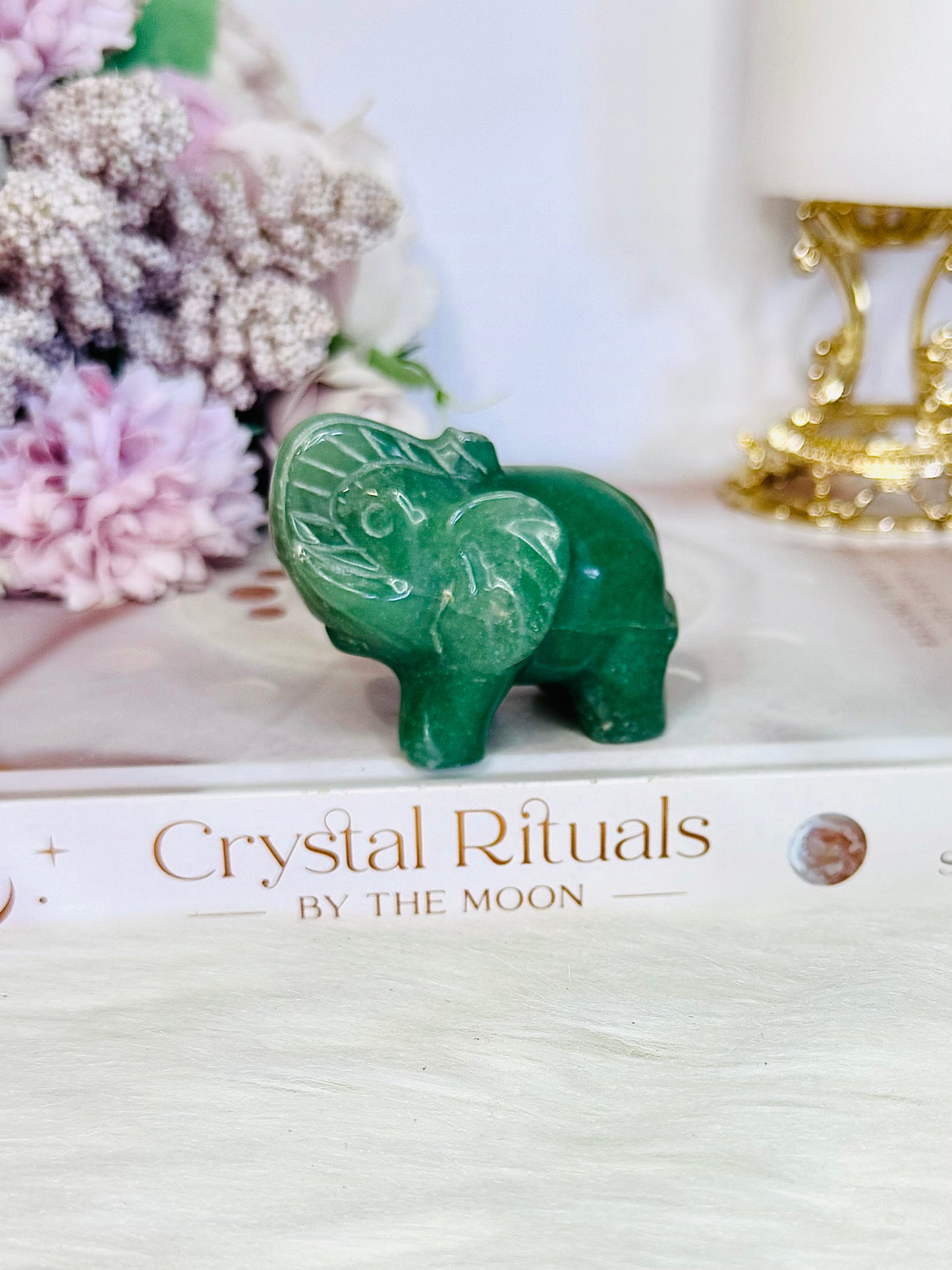 Green Aventurine Elephant 7cm