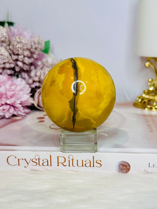 Mookaite Jasper Sphere on Stand 283g