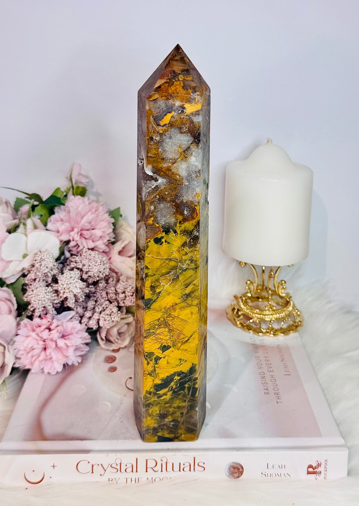 Large Chunky 25cm 918gram Pietersite Druzy Tower