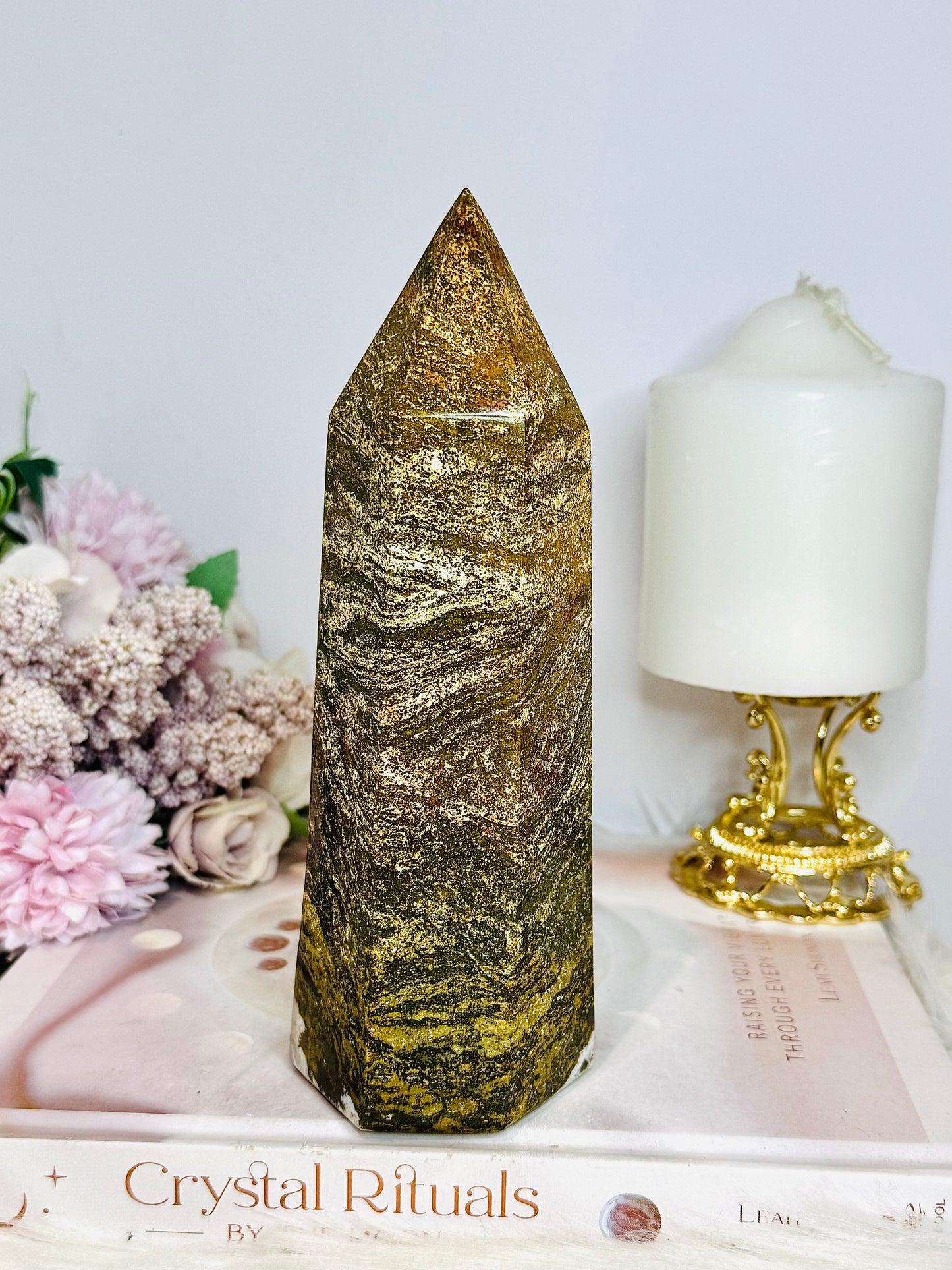 Large Ocean Jasper Tower 18cm 739g