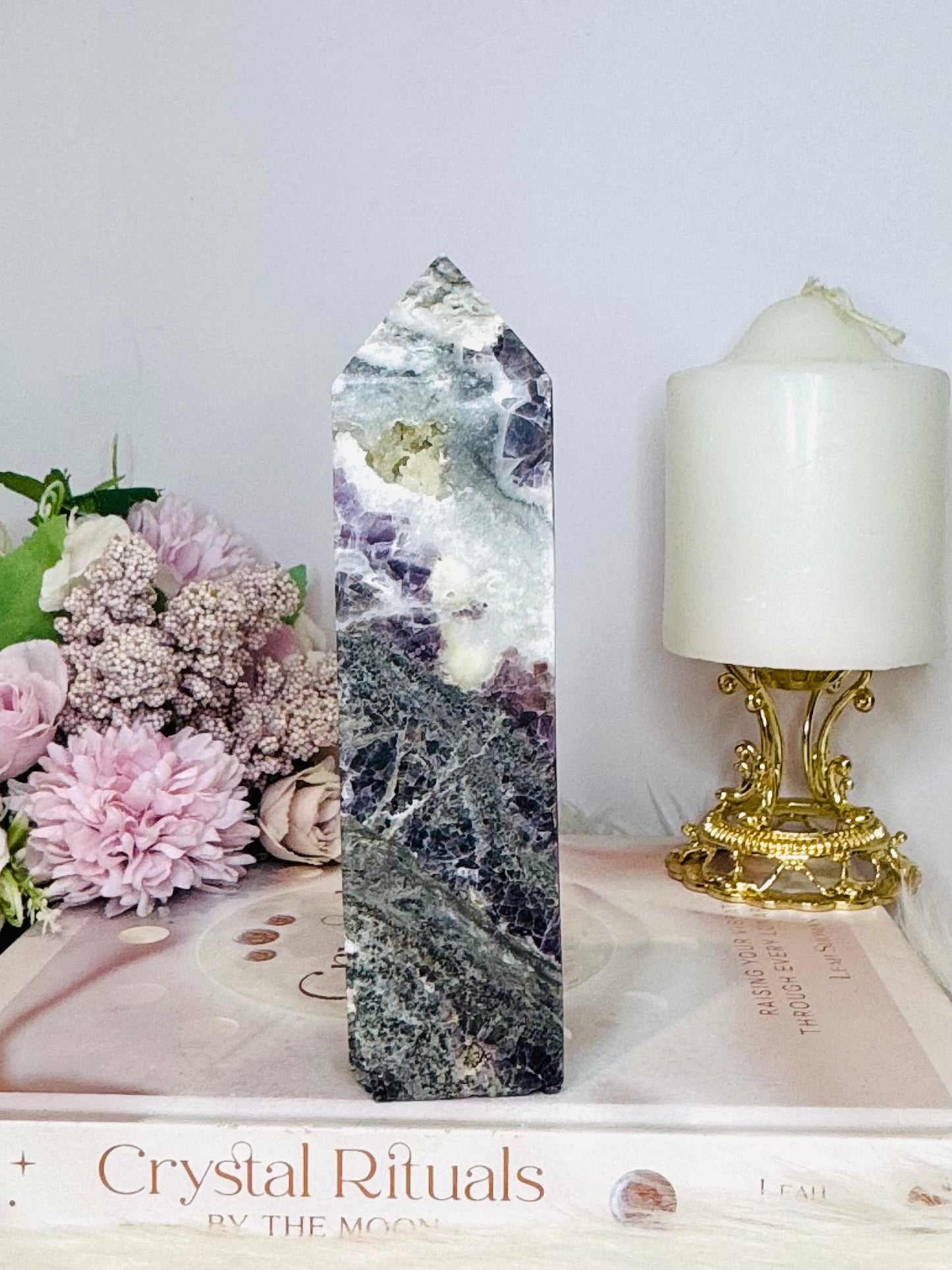 Root Fluorite Tower 15.5cm