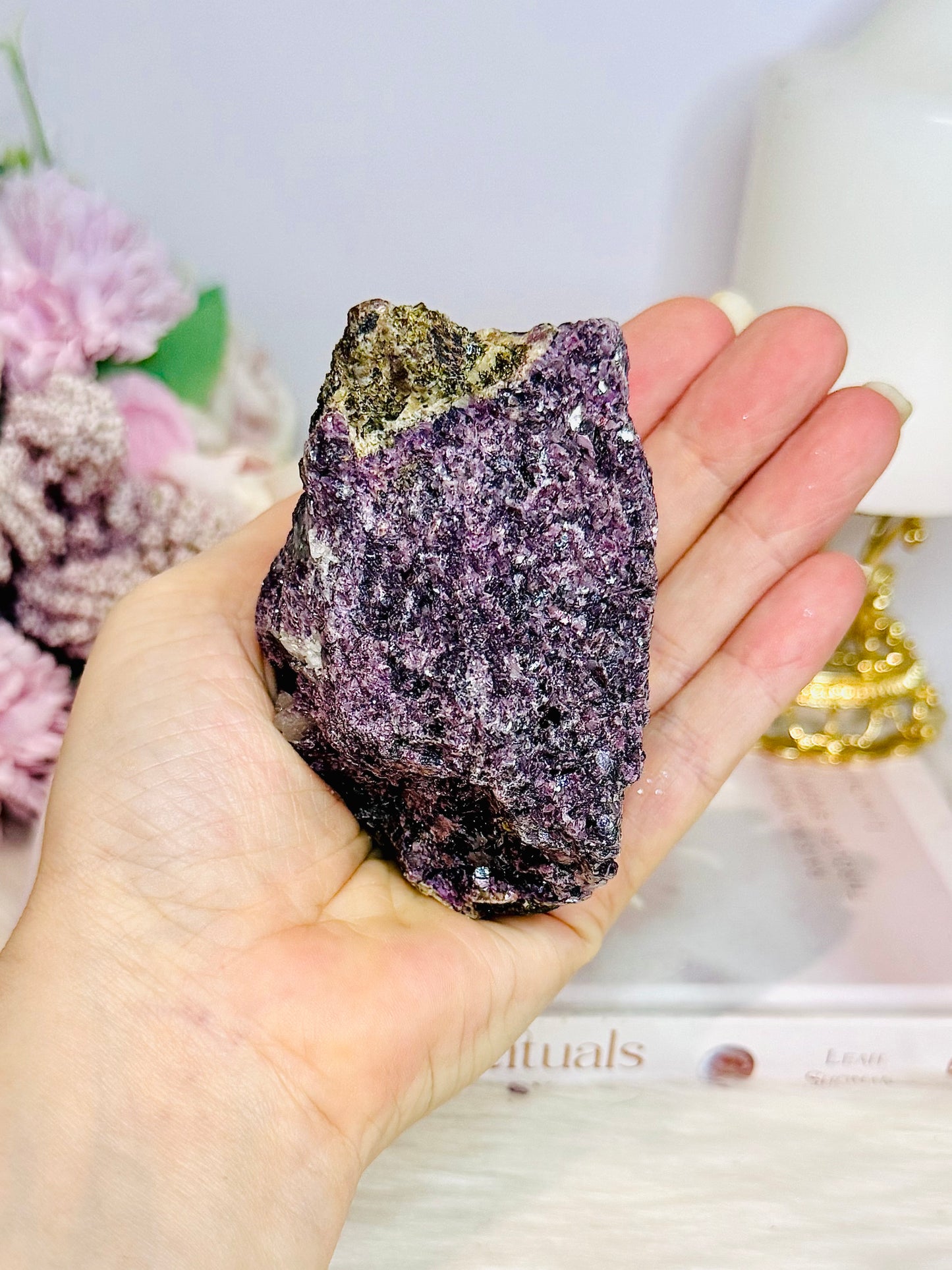Natural Lepidolite Specimen 352g