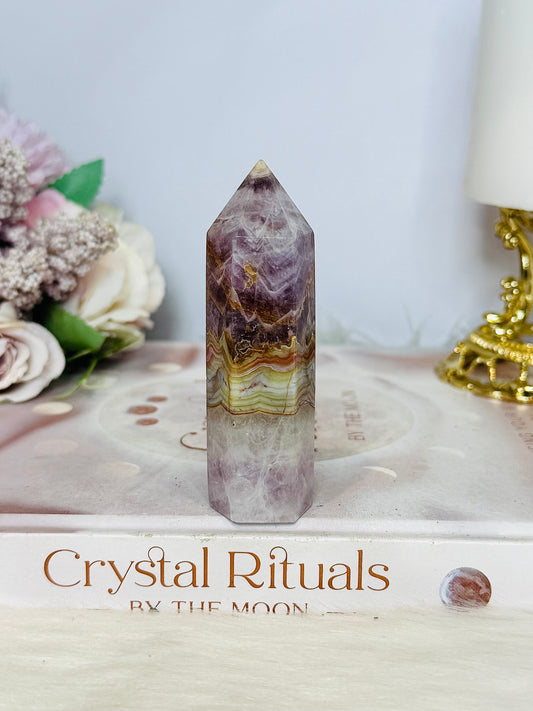 Amethyst X Agate Tower 8.5cm
