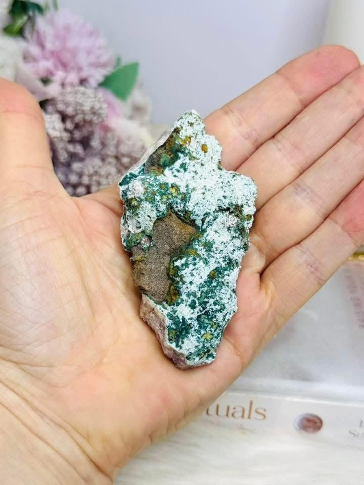 Pink Amethyst Druzy Slab 8.5cm