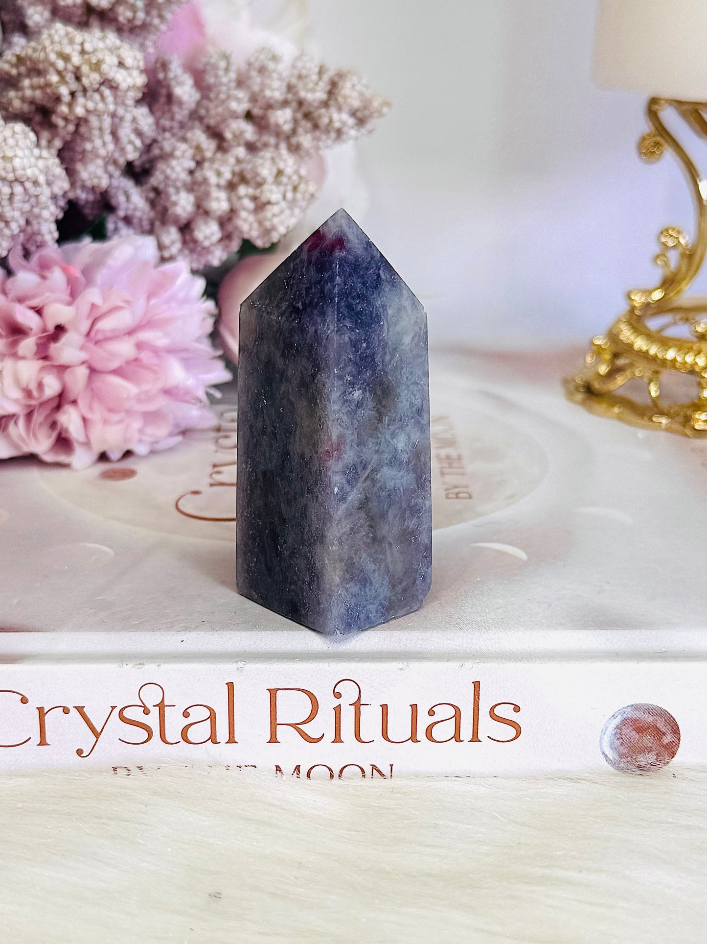 Beautiful Chunky Pegamtite Point | Tower 6cm