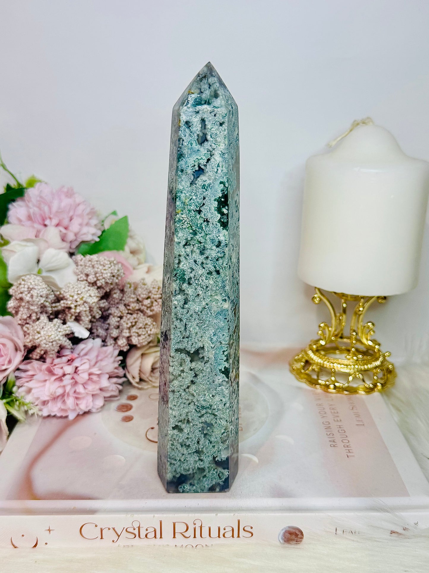Moss Agate Tower | Generator 17cm