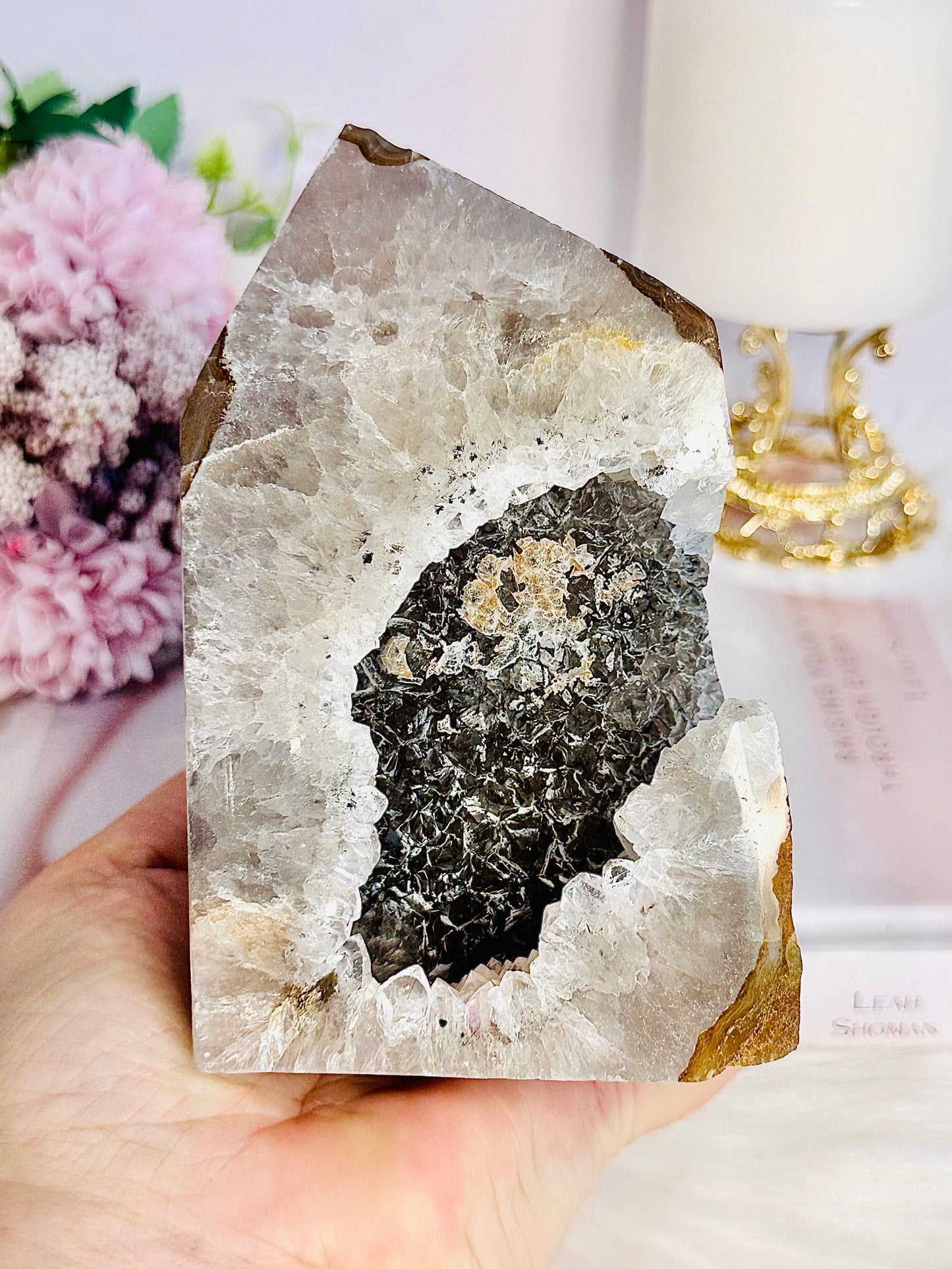 Fabulous & Classy Large Chunky 15cm 963gram Druzy Agate Amazing Tower From Brazil