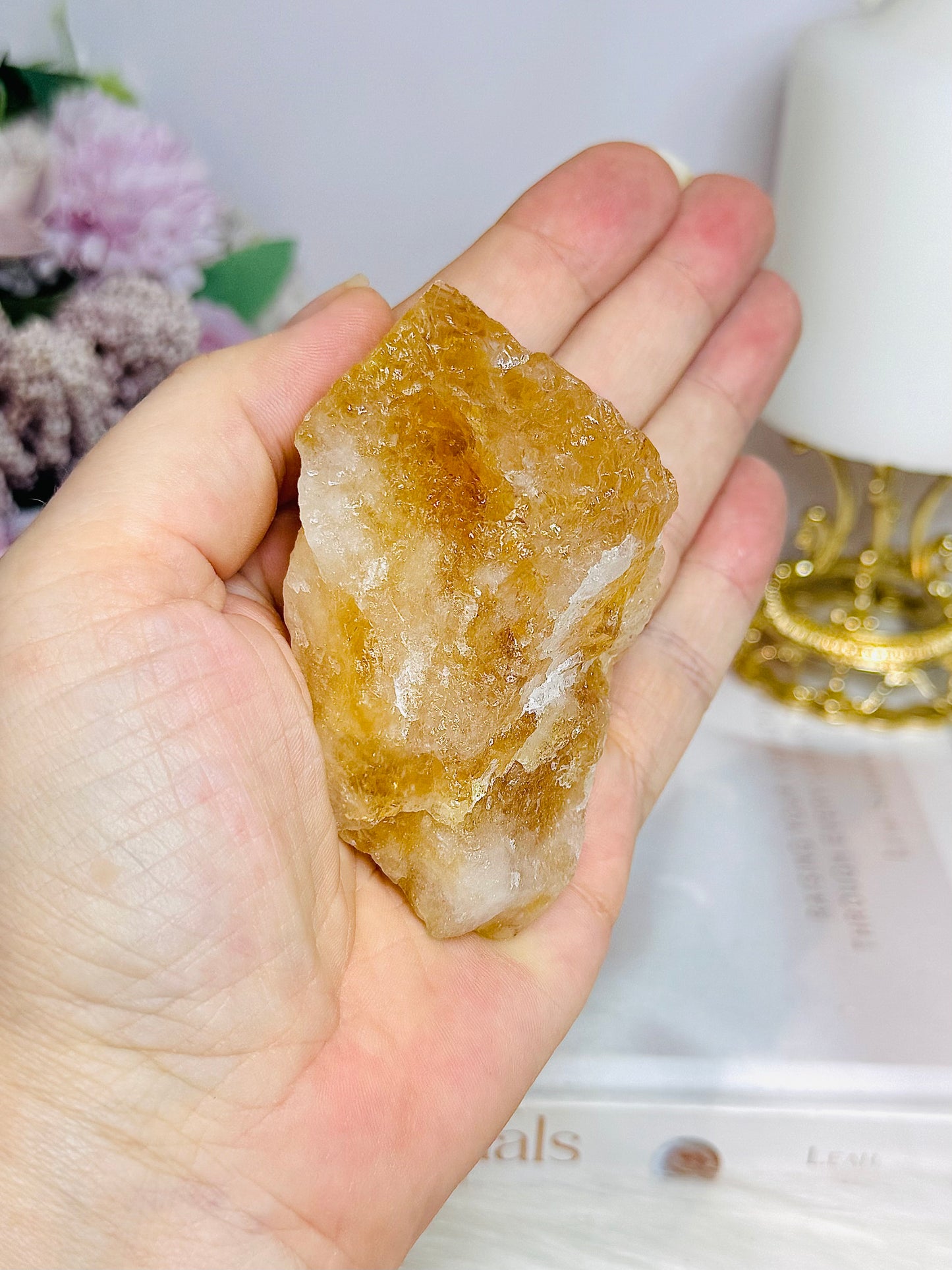 Citrine Freeform 8cm (Heat Treated)