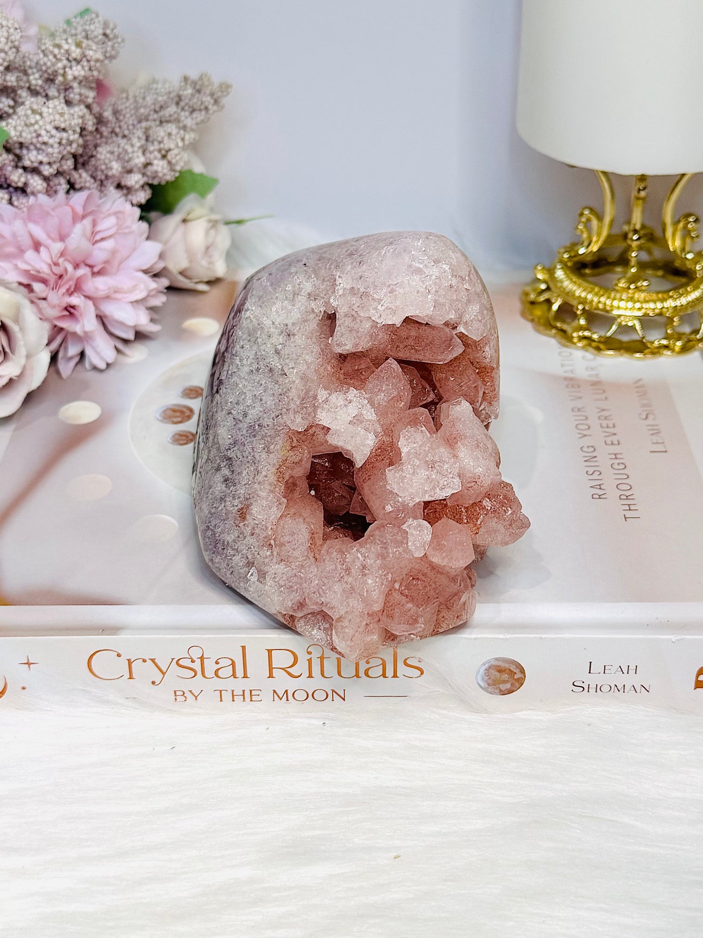 Large Natural Pink Lithium Freeform 11cm 600g