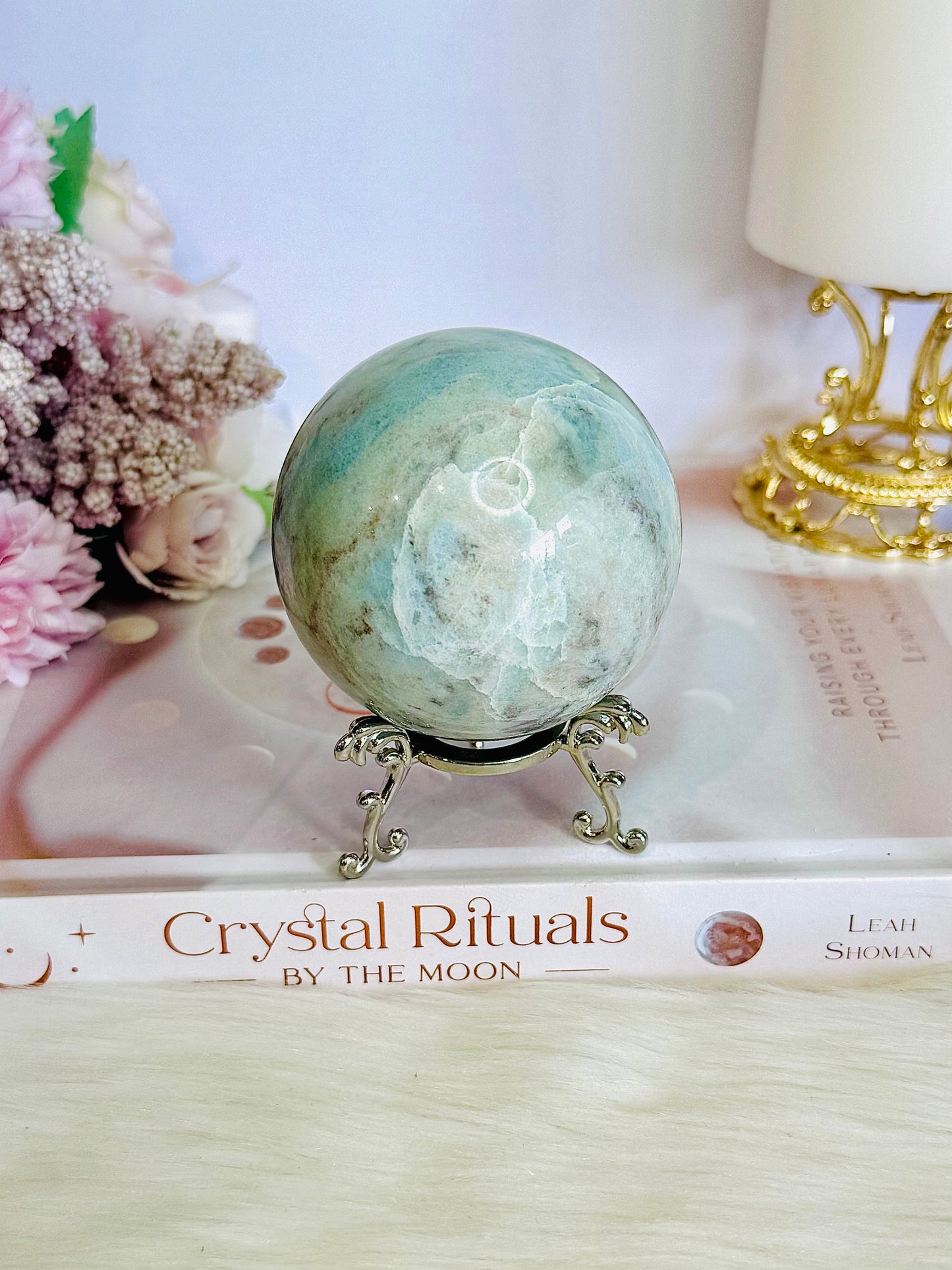 Natural Trolleite Sphere On Stand 445grams