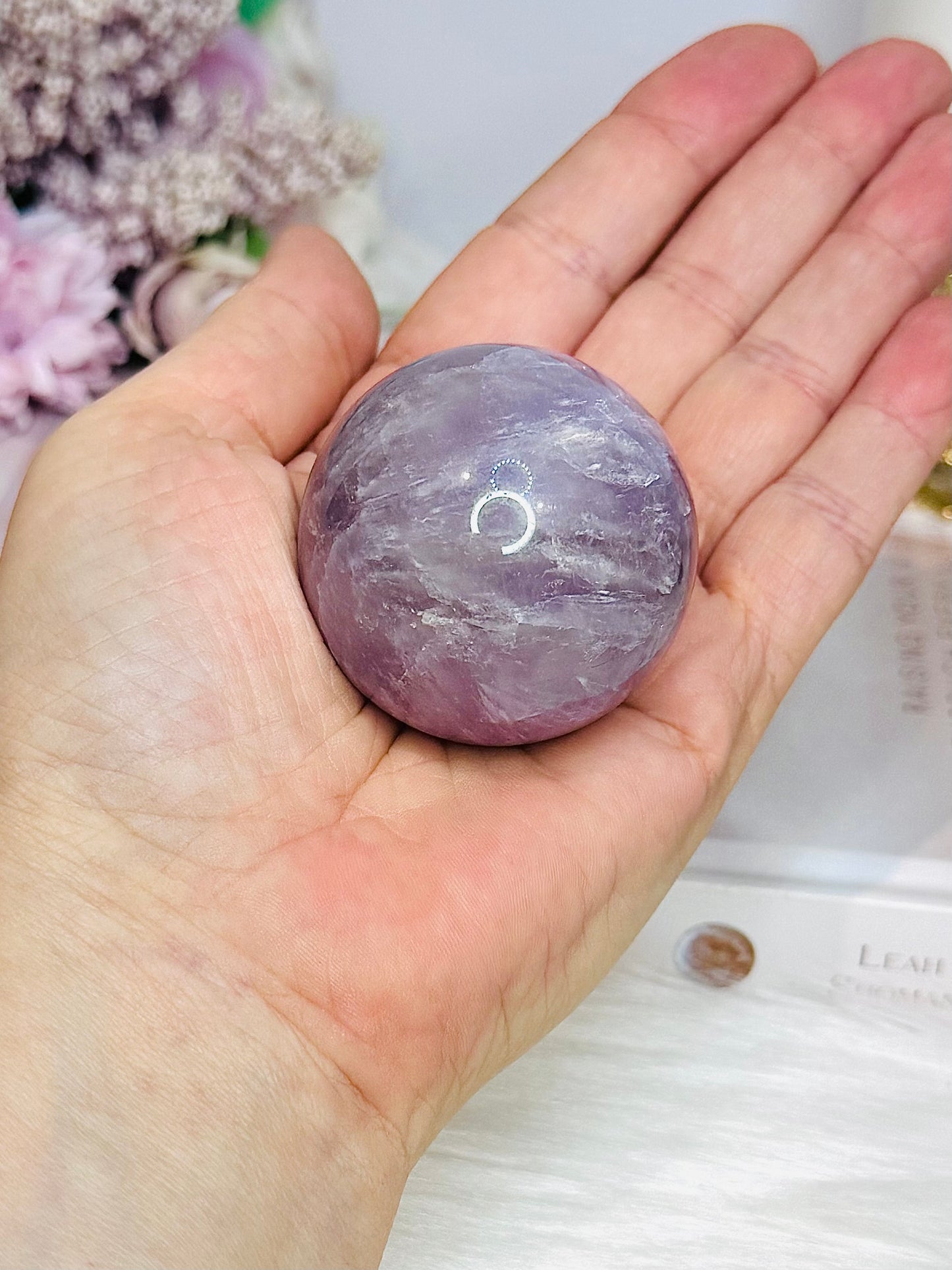 Amethyst Sphere on Stand 6cm