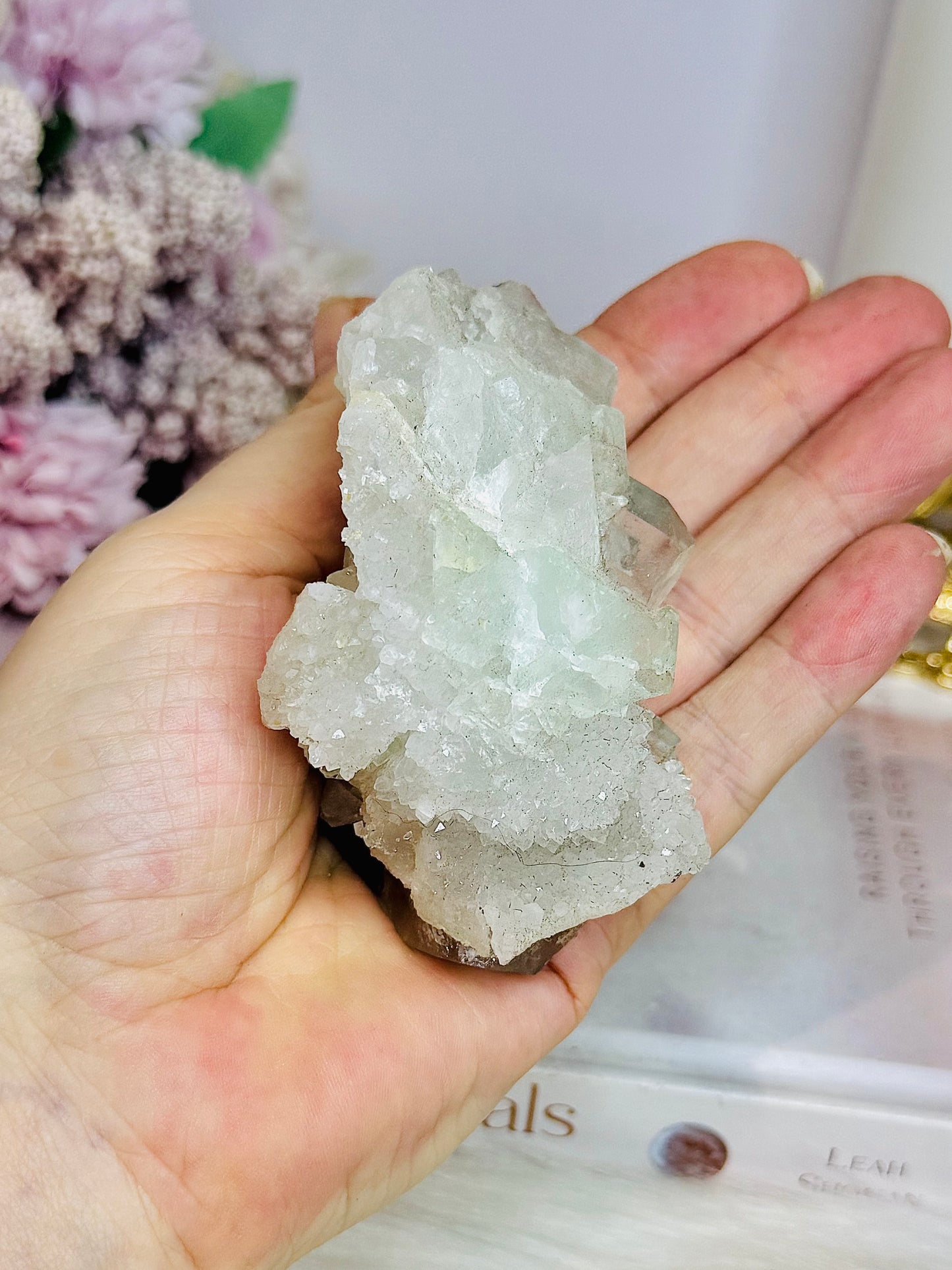 High Grade Green Cubed Fluorite Specimen 212g