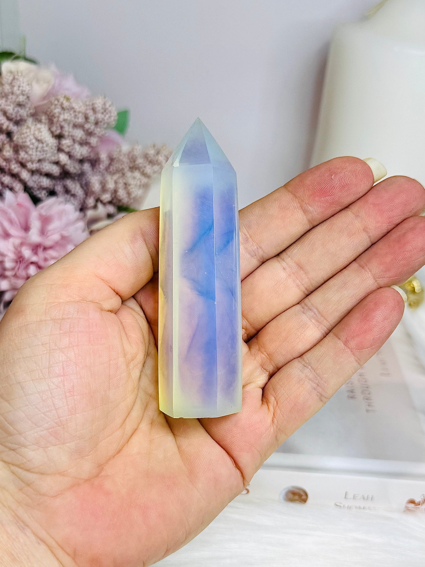 Opalite Tower 9cm (synthetic)