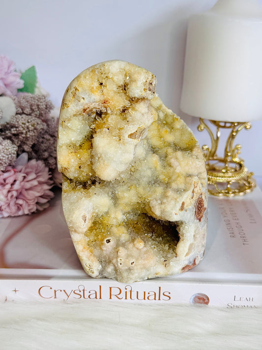 Large 839Gram Druzy Pink Amethyst Freeform From Brazil