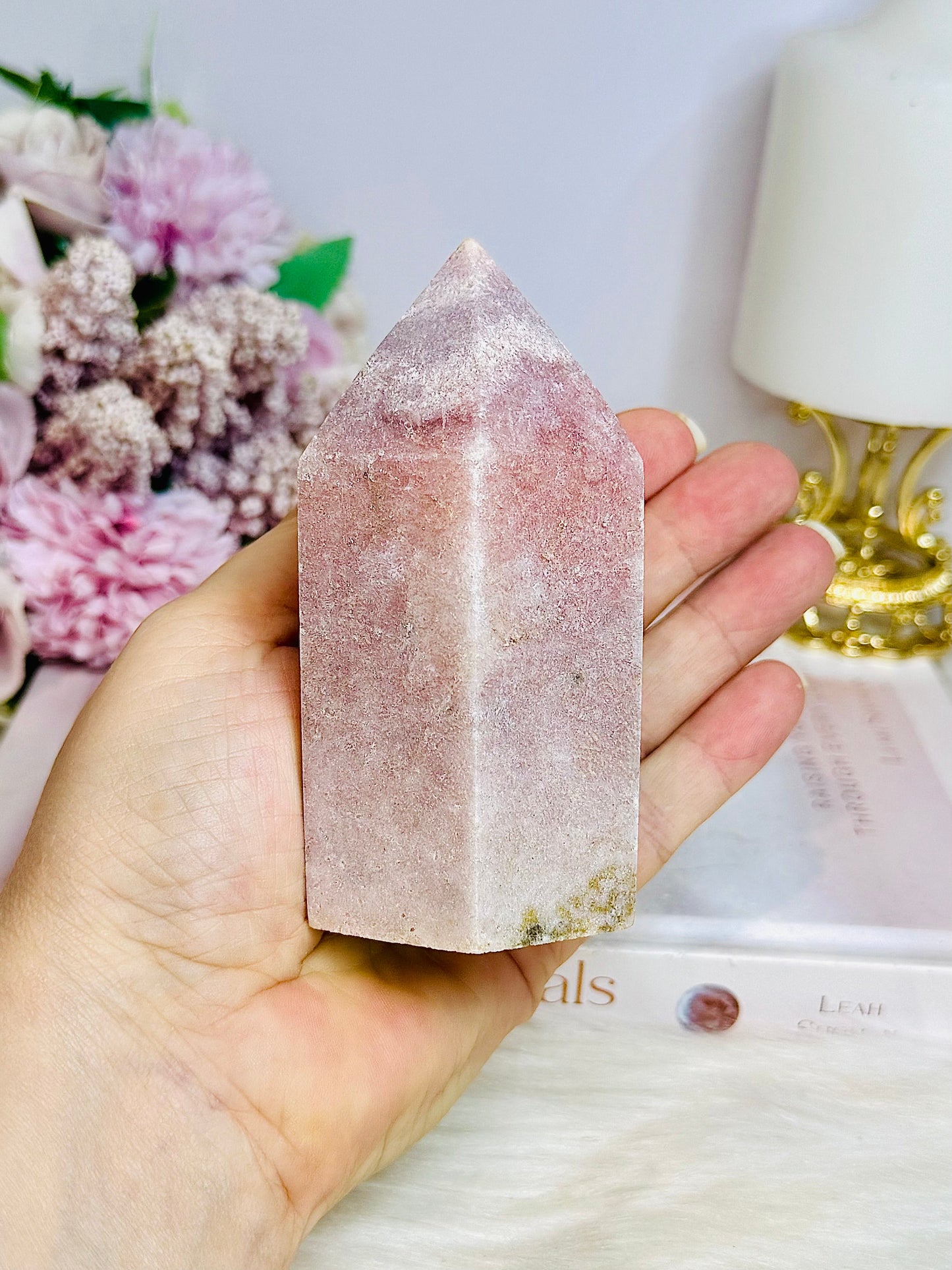 Chunky Pink Amethyst Tower 10cm 400g