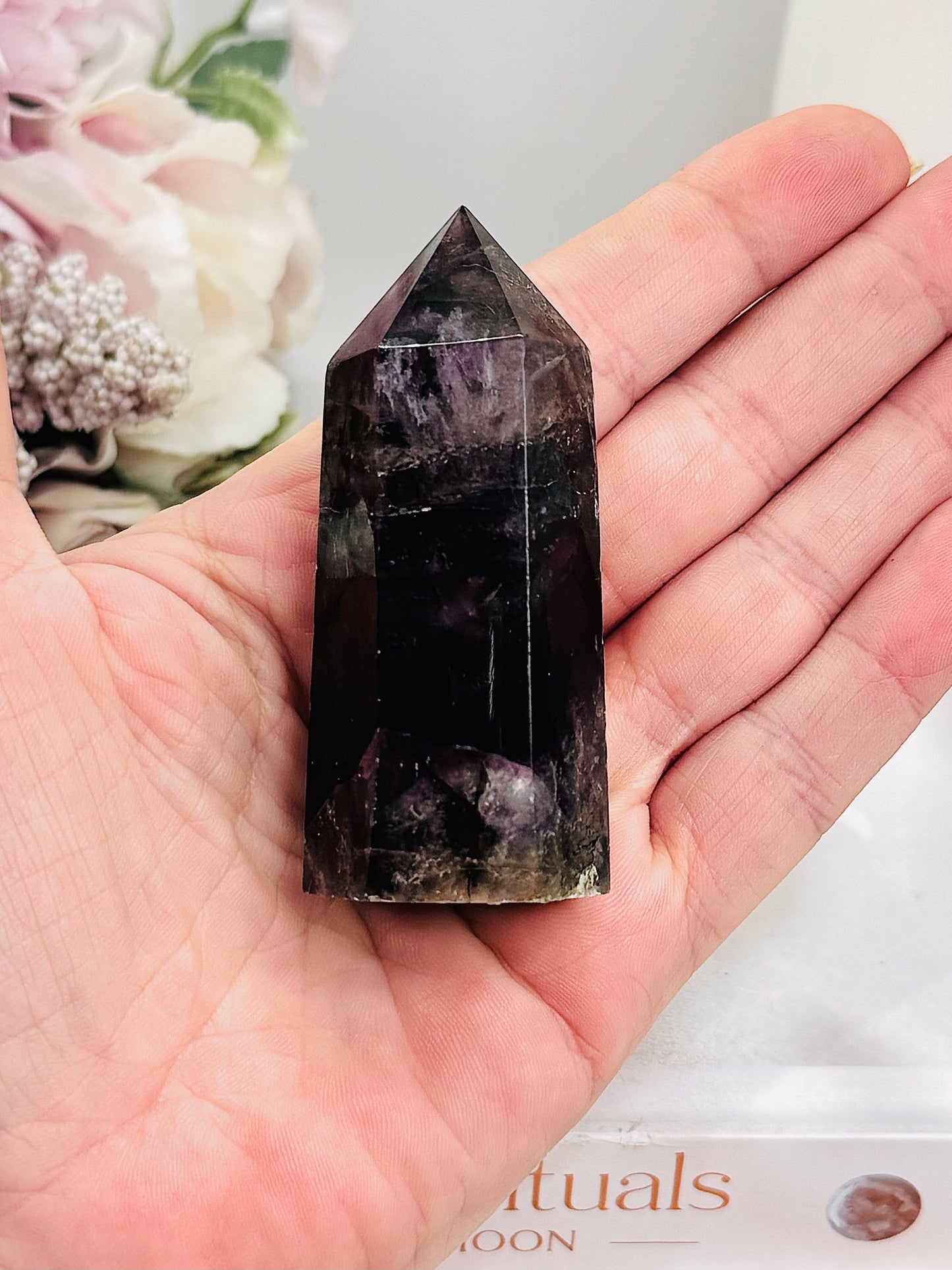 Purple Fluorite Tower 7.5cm